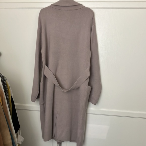 Magaschoni coat size XL taupe color - Picture 6 of 13